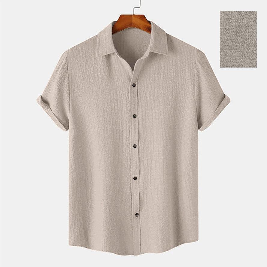 Men Casual Wear Cotton Structured ShirtFabric : Cotton BlendProduct Type : ShirtOccasio : Casual, Evening Party, Travelling, Beach PartySleeve type : Short SleeveWash Care Instructions : Casual Machine WaMen Casual Wear Cotton Structured Shirt