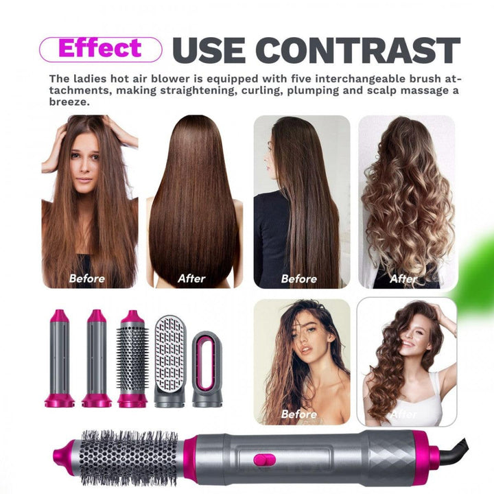 5 IN 1 HOT HAIR DRYER BRUSH - store Elite