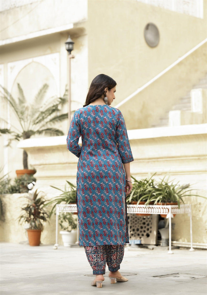 Daily Wear Kurta set With Bottom and Dupatta set for WomenMaterial composition : 100% ViscosLength : Knee LengthSleeve type : 3/4 SleeveStyle : StraightMaterial type : ViscosOccasion : Casual ,Office wear ,Party ,Wedding , Daily Wear Kurta set