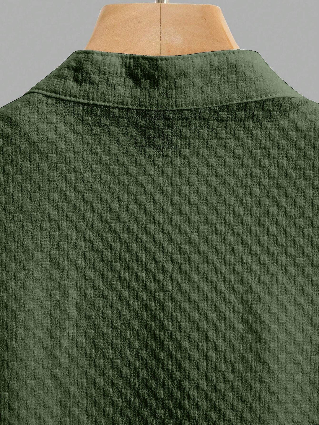 Dark Green Colour Men's Casual Wear Short Sleeve Shirt - store Elite