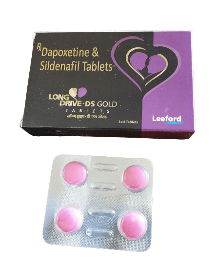 Long Drive DS Gold Strip Of 4 Tablets - store Elite