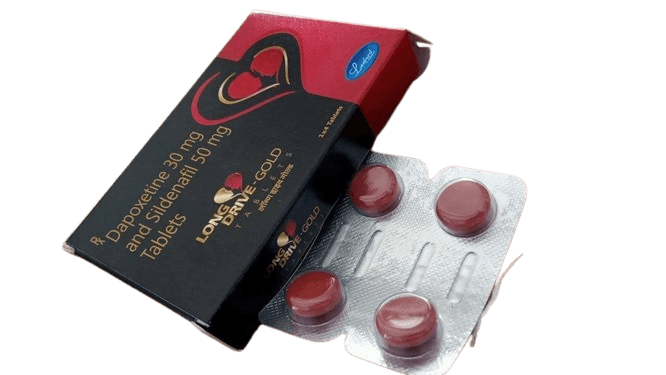 Long Drive Gold Strip Of 4 Tablets