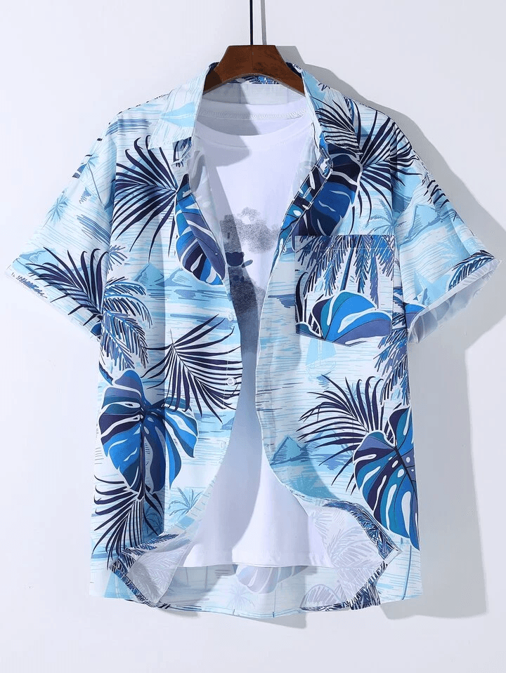 Natural Printed Casual Wear Shirts For Men - store Elite