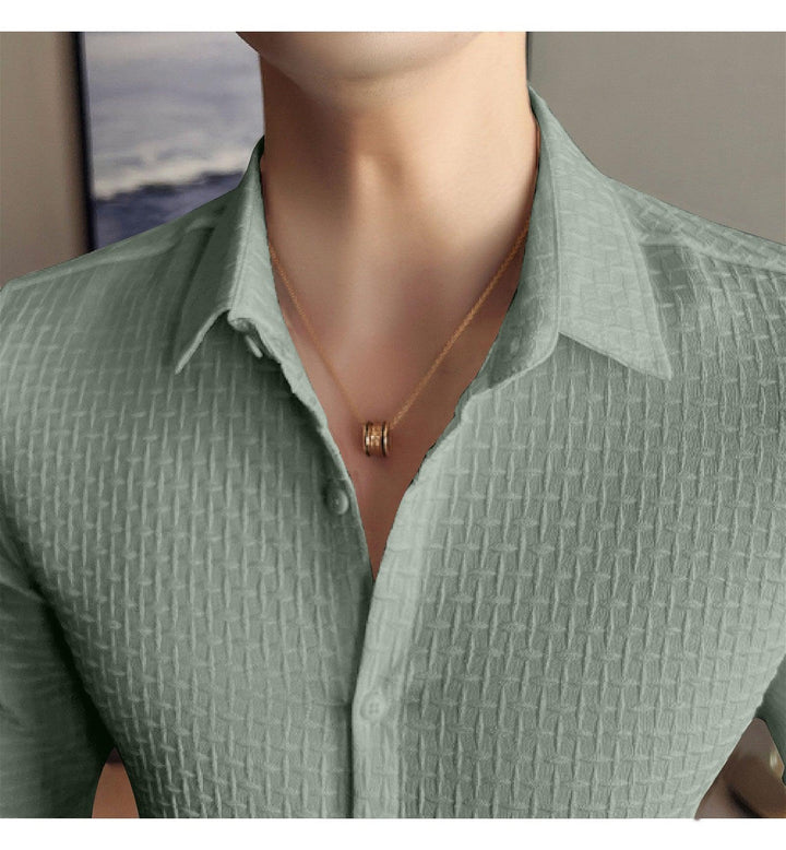 Pista Checks Structured Premium Shirt - store Elite