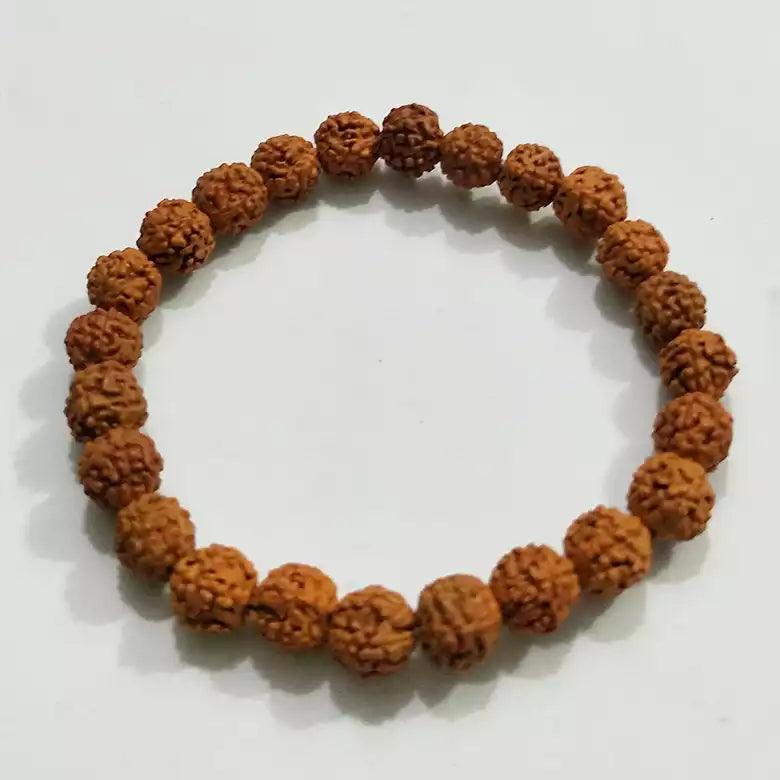 Rudraksha BraceletRudraksha Bracelet pleases lord Shiva, makes spiritual, wards off negativity, protects from evil forces, calms the body &amp; mind, balances the water element, suppoRudraksha Bracelet