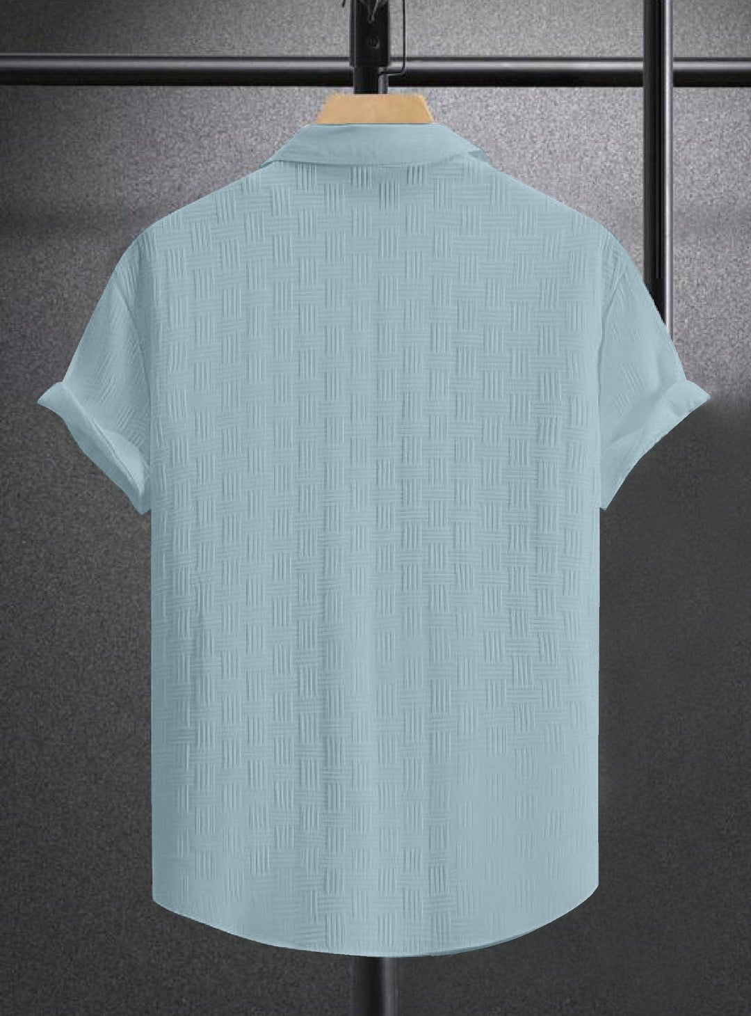 Sky Colour Men's Casual Wear Short Sleeve ShirtFabric : Chatai CottonProduct Type : ShirtOccasio : Casual, Evening Party, Travelling, Beach PartySleeve type : Short SleeveWash Care Instructions : Casual Machine WCasual Wear Short Sleeve Shirt