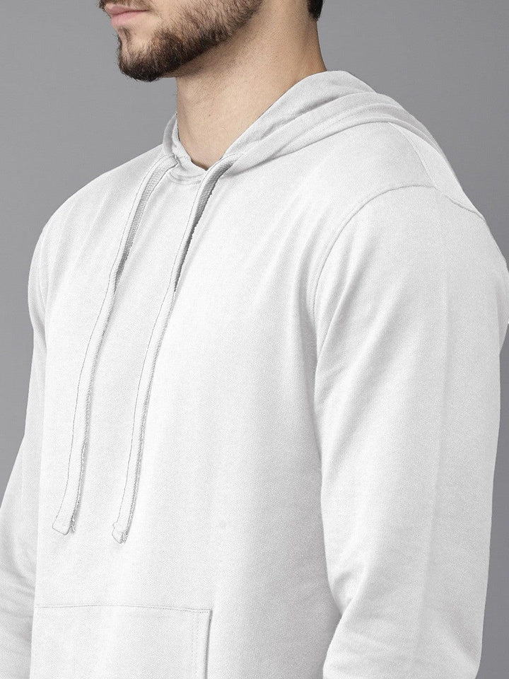White Colour High Quality Premium Hoodie For Men - store Elite