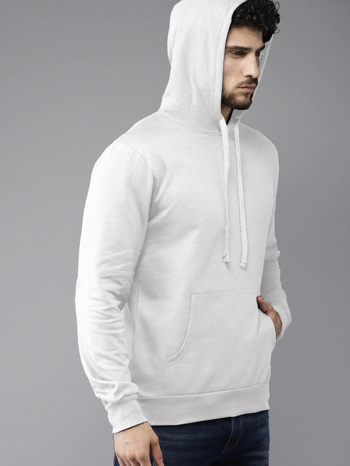 White Colour High Quality Premium Hoodie For Men - store Elite