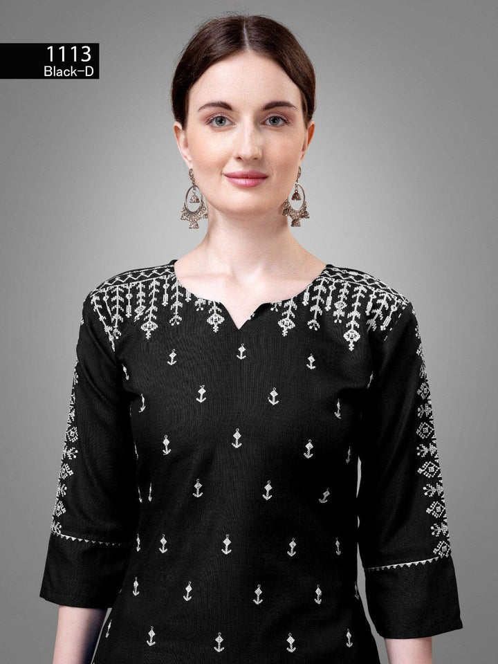 Women's Tranding Cotton blend Kurti,Pant with Dupatta - store Elite