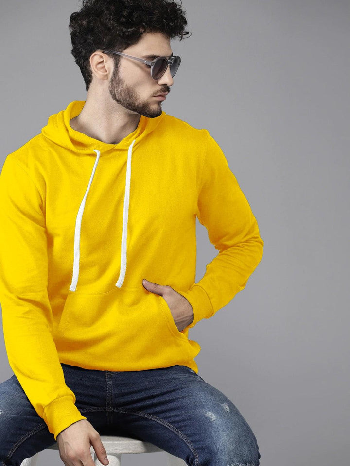 Yellow Colour High Quality Premium Hoodie For Men - store Elite