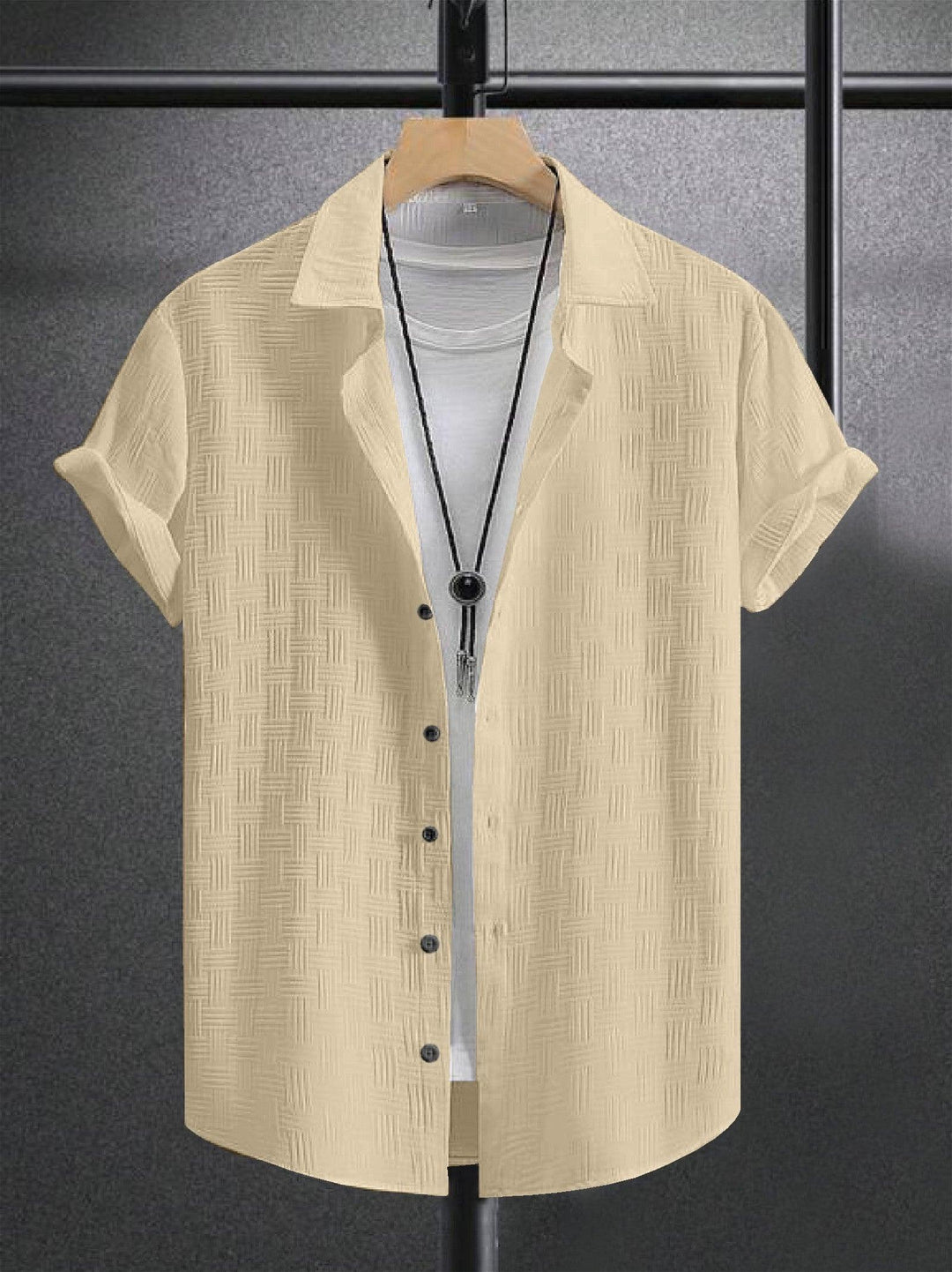 Yellow Colour Men's Casual Wear Short Sleeve ShirtFabric : Chatai CottonProduct Type : ShirtOccasio : Casual, Evening Party, Travelling, Beach PartySleeve type : Short SleeveWash Care Instructions : Casual Machine WCasual Wear Short Sleeve Shirt